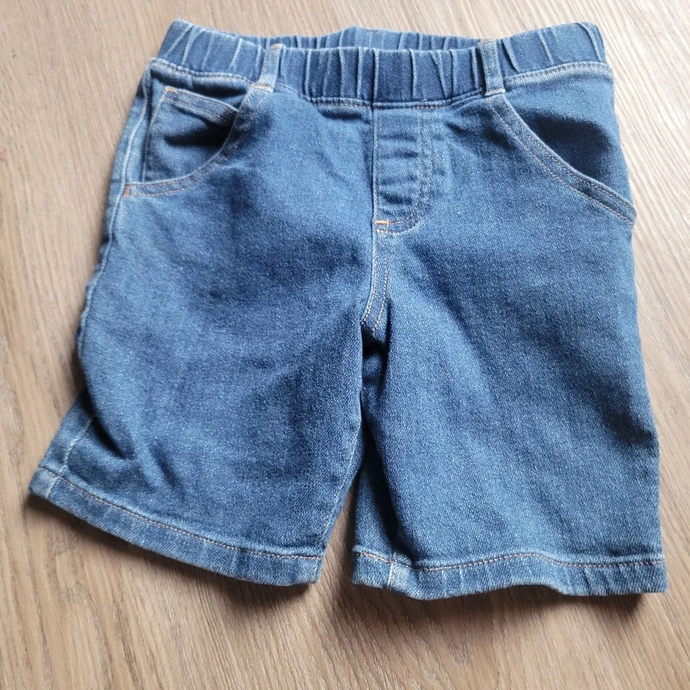 Garanimals Shorts Kids 5T Blue Authentic Wash Denim Elastic Waist GTBS2448707